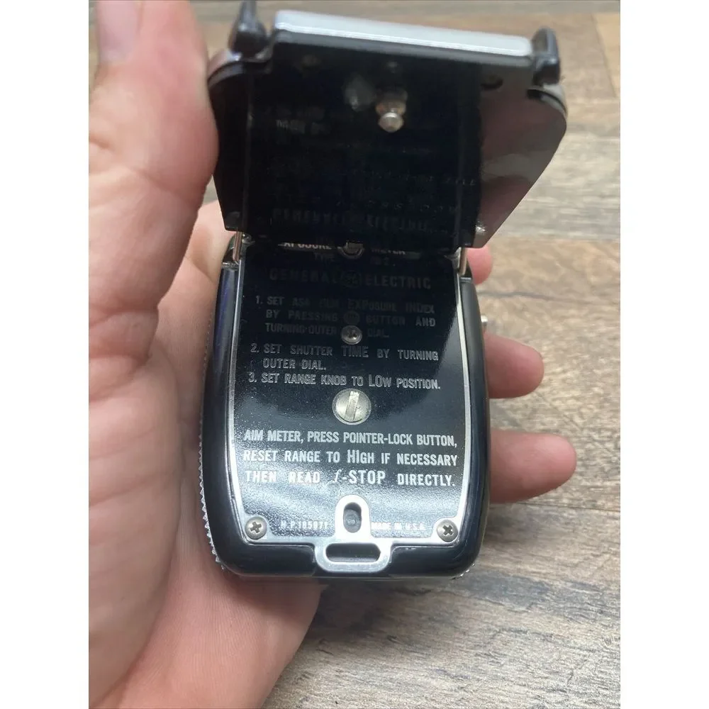 General Electric PR-2‎ Guardian Light Exposure Meter With ACCESSORY Cell Vintage